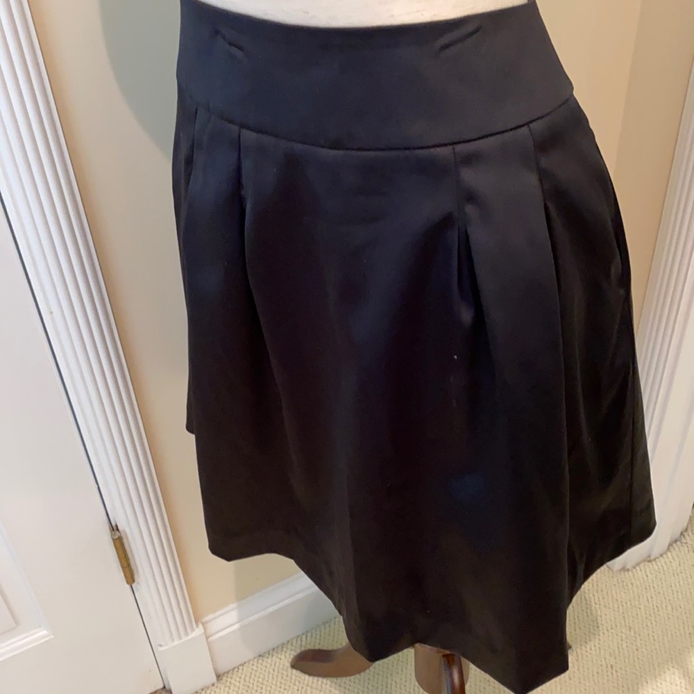 White House Black Market satin skirt